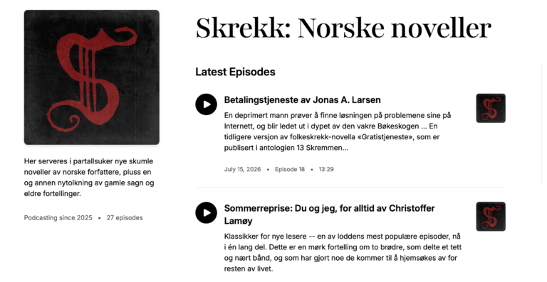 Hva med kjølige podkast-gufs i sommer?